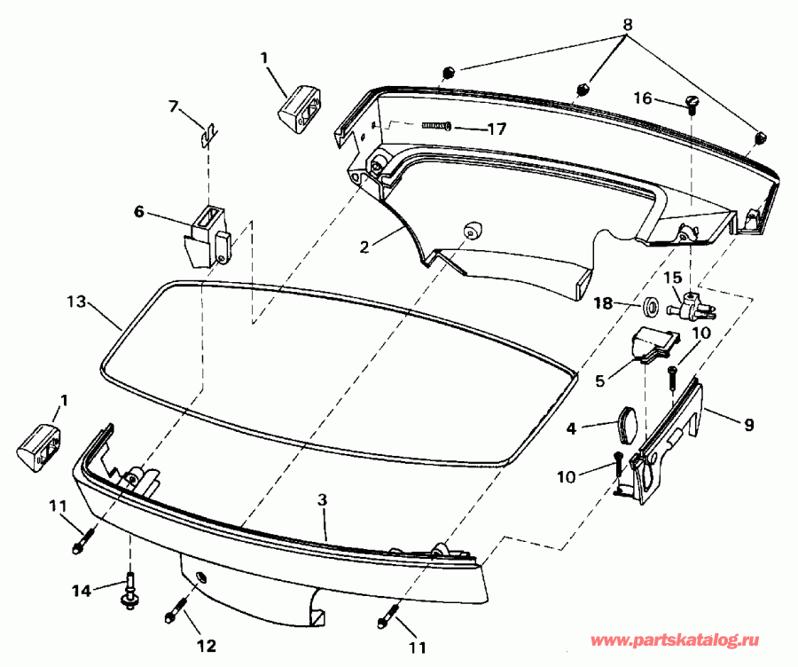 ��������� �������� ����� Evinrude E40TELEDS 1996  - Johnson 40 - Johnson 40