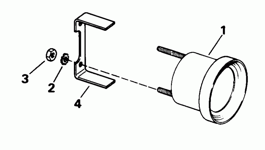 ��������� �������� ����� EVINRUDE E40TELEDS 1996  - 2 Inch - 2 Inch