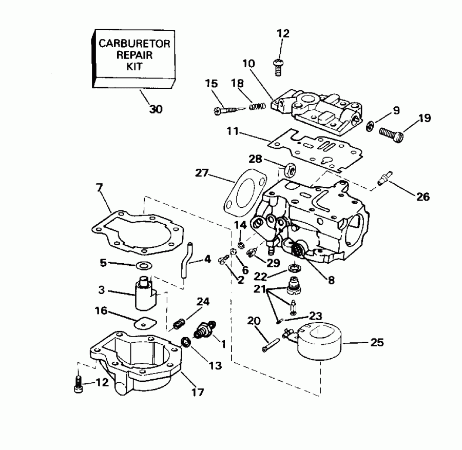 ����� EVINRUDE E45RCLEDS 1996  - imer System / imer System
