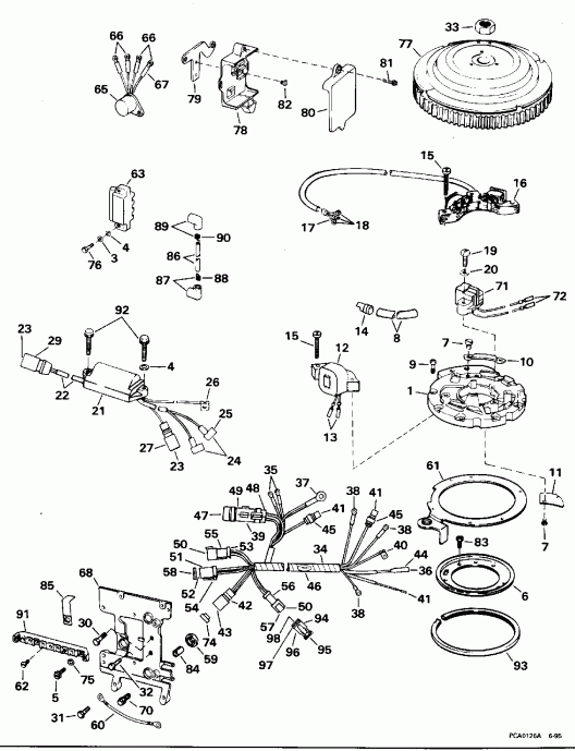 ��������� Evinrude E48ESLEDC 1996  - nition System / nition System