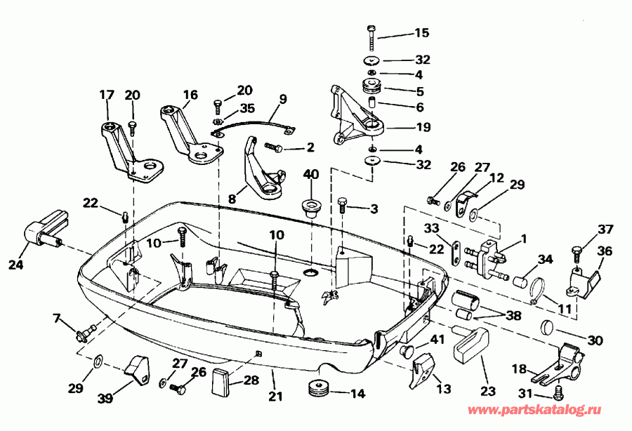 ��������� ������� E50DTLEDC 1996  - wer Engine Cover