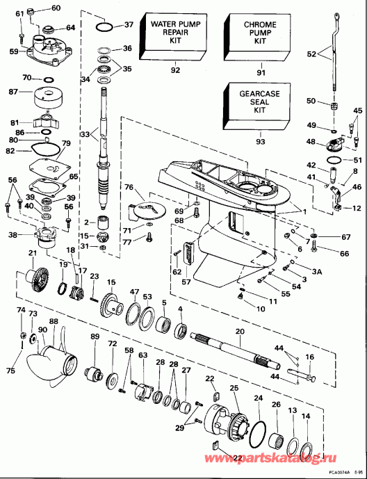 ��������� Evinrude E50JEDS 1996  - arcase