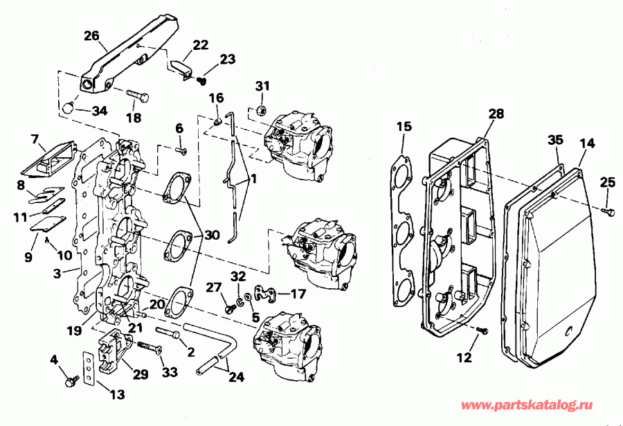 �������� ��������� ����� ������� E60TLEDR 1996  - take ��������� - take Manifold