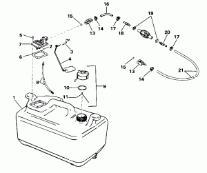 ��������� ��� - 6 ������ P / n 175303 (Fuel Tank - 6 Gallon P/n 175303)