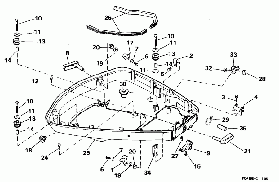 �������� ����� Evinrude E88TSLEDR 1996  - wer ������ ��������� (�����)
