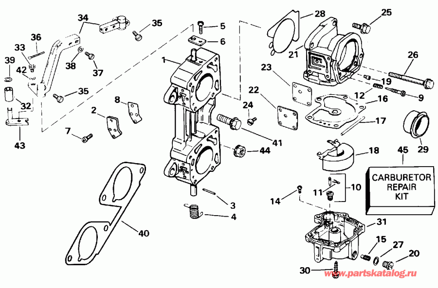  ������� HE130TXADA 1996  - rburetor & ��������� ��������