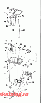����� ������� HE15KCN 1996  - haust Housing