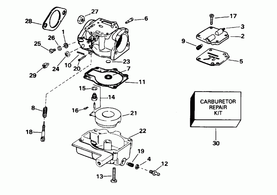 ����� EVINRUDE HE20CREDA 1996  - 30-35