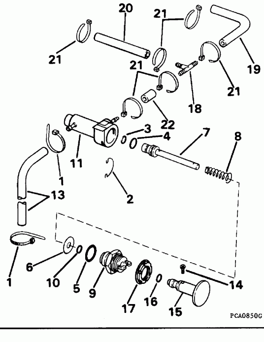 ��������� ����� Evinrude HE25REDA 1996  - imer System - imer System