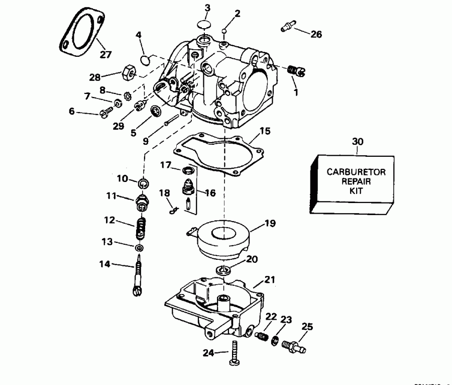 �������� ����� EVINRUDE HE25TELEDA 1996  - 25 H.p. - 25 H.p.