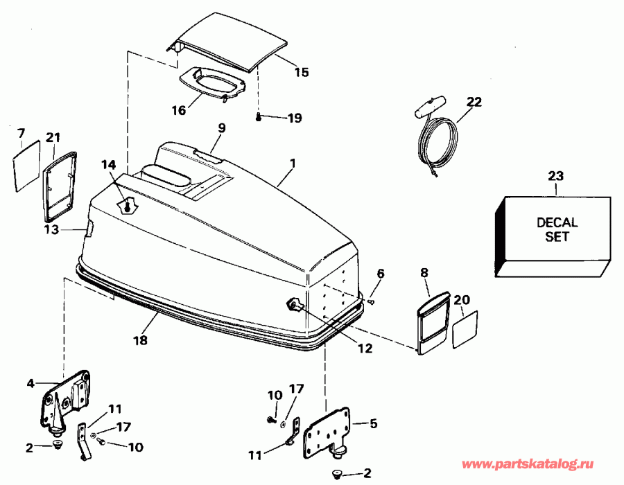 ����� Evinrude HE40REDS 1996  - Johnson 40