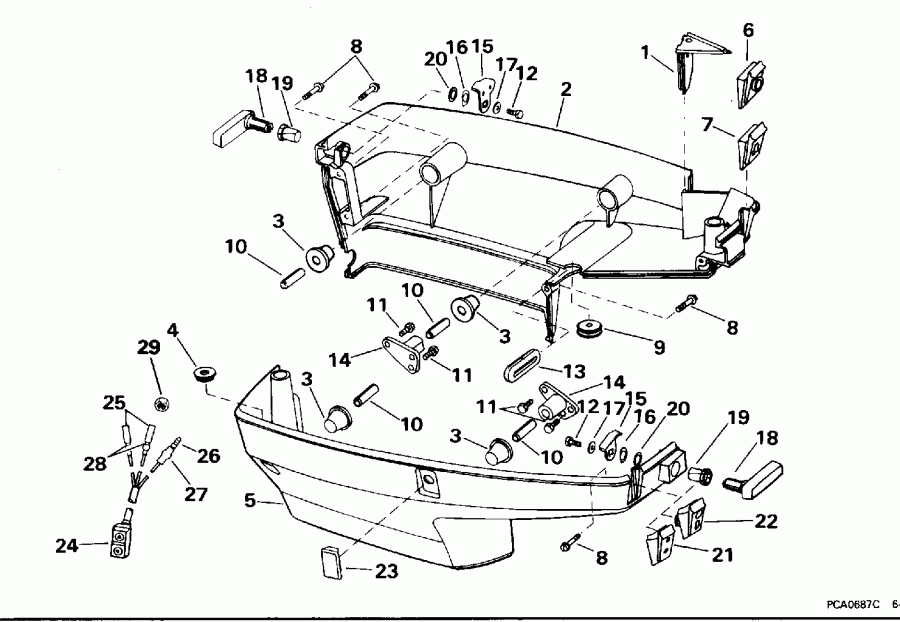 �������� ����� ������� HE40RLEDS 1996  - wer ������ ��������� (�����) / wer Engine Cover