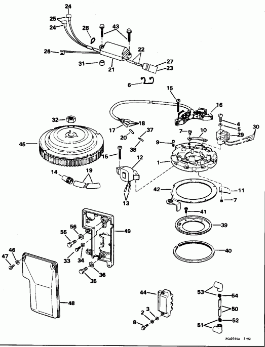  Evinrude HE45RCLEDS 1996  - nition System