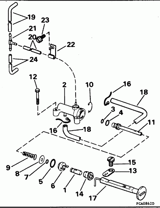 �������� ��������� ����� EVINRUDE HE45RCLEDS 1996  - imer System