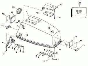 ������ ��������� (�����) - Johnson (Engine Cover - Johnson)