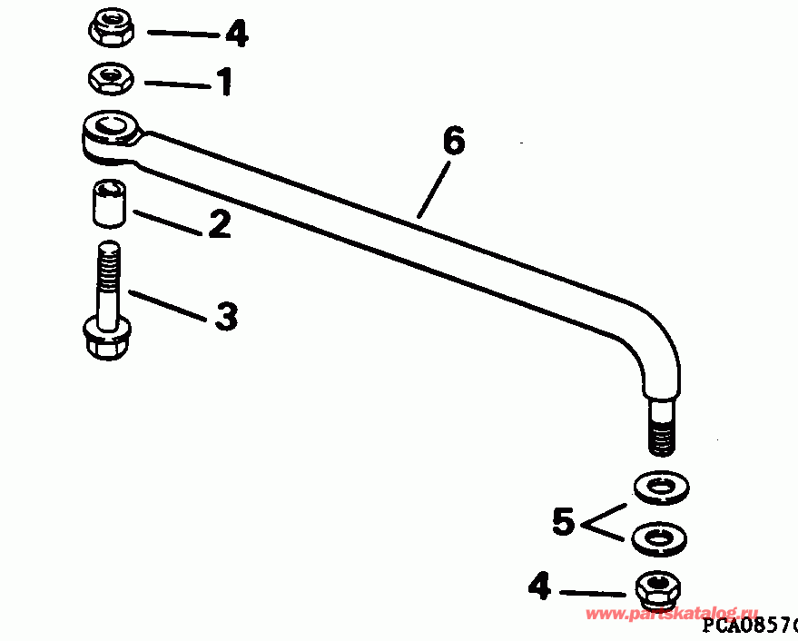 �������� ����� Evinrude HE70TXEDA 1996  - eering Link Kit, Stainless Steel - ee������ ����������� Kit, Stainless Steel
