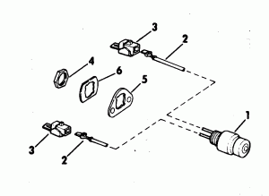 ������ ��������� (�����) - Johnson - 200tx, 200sl, 200cx, 225 (Engine Cover - Johnson - 200tx, 200sl, 200cx, 225)