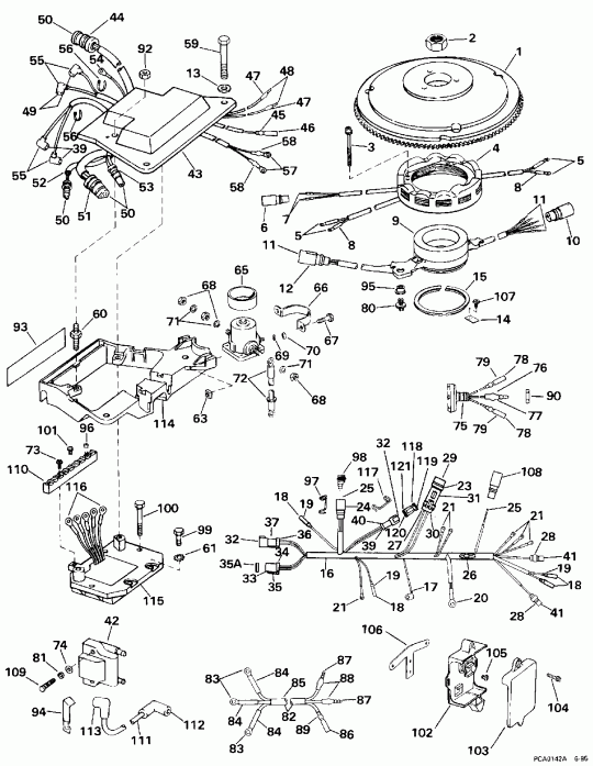 ��������� ����� Evinrude SE125WTPLV 1996  - nition System - nition System