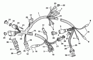 Motor ���� �������� (Motor Harness)