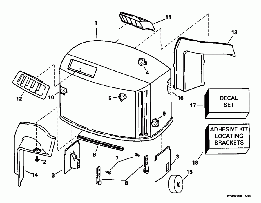 ����� ������� SE150WTPXB 1996  - Evinrude