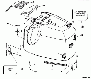 ������ ��������� (�����) - Johnson (Engine Cover - Johnson)