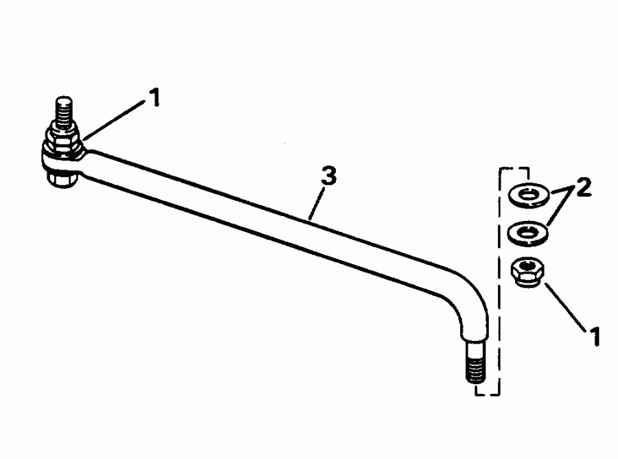 �������� ����� Evinrude SE200WTPXA 1996  - eering Link Kit / ee������ ����������� Kit