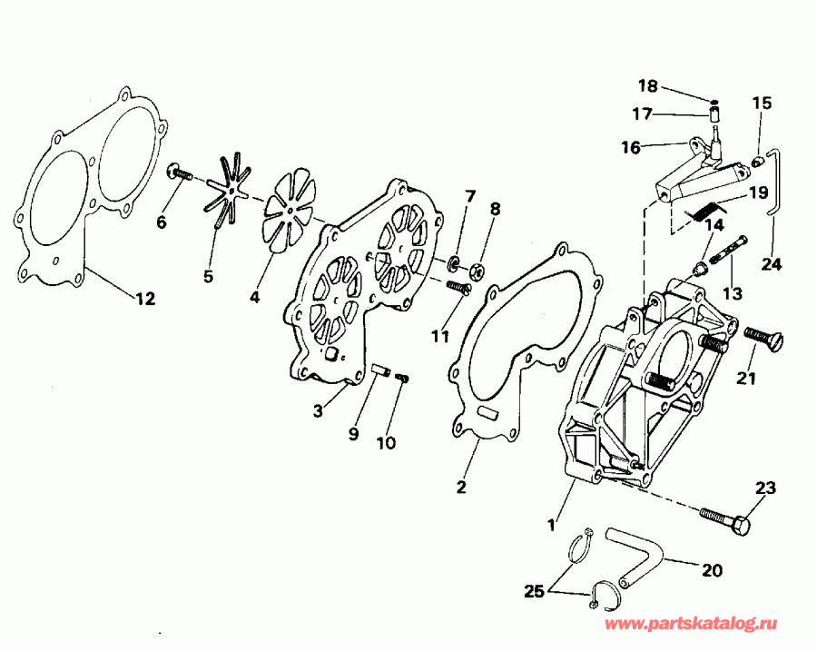 ����� EVINRUDE SE35REDE 1996  - take Manifold