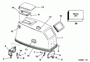 ������ ��������� (�����) - Johnson (Engine Cover - Johnson)
