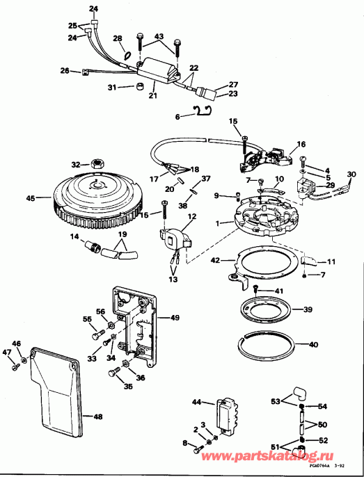  EVINRUDE SE45RSLH 1996  - nition System