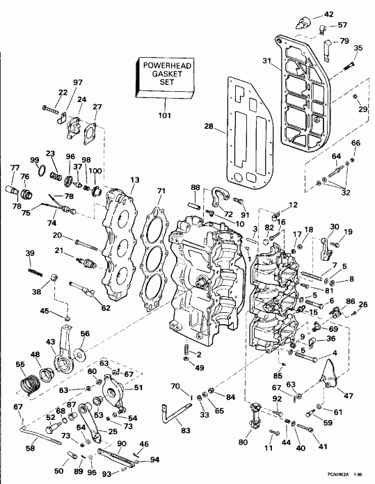 ��������� ��������� ������� SE65WMYM 1996  - linder & ������ ��������� - linder & Crankcase