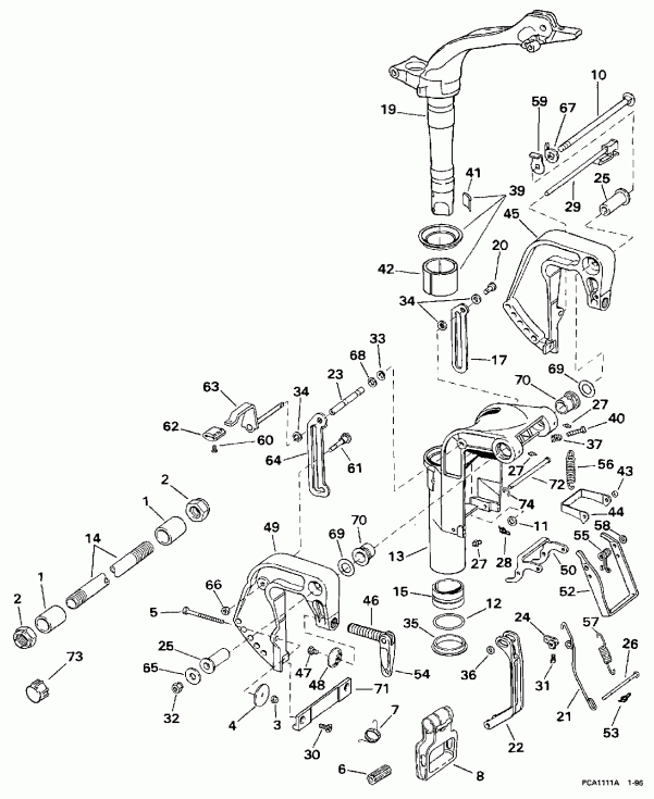  Evinrude BE10FPXEUR 1997  - dsection