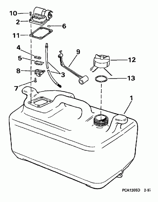 ��������� ��������� Evinrude BE10FWEUR 1997  - 6 ������
