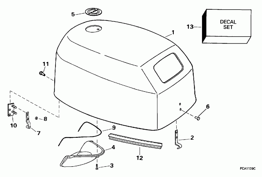 �������� ����� EVINRUDE BE10FWLEUR 1997  - Johnson / Johnson