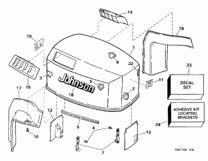 ������ ��������� (�����) - Johnson (Engine Cover - Johnson)