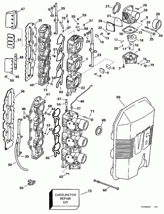  EVINRUDE BE150NXEUE 1997  - 175 H.p. - 175 H.p.