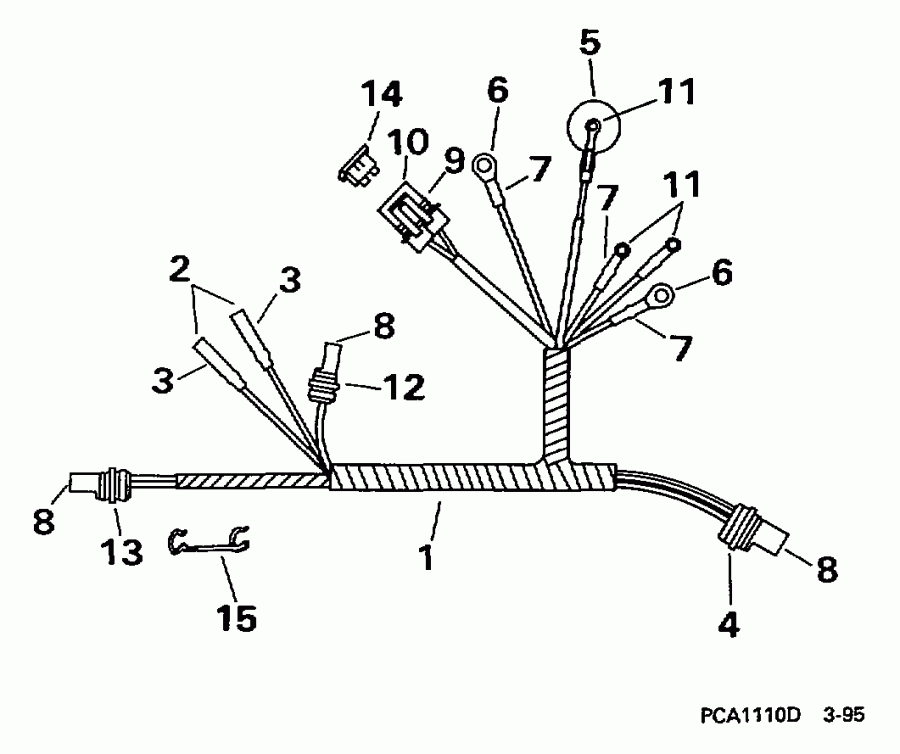 �������� ����� EVINRUDE BE15FRELUA 1997  - Te Models / Te Models