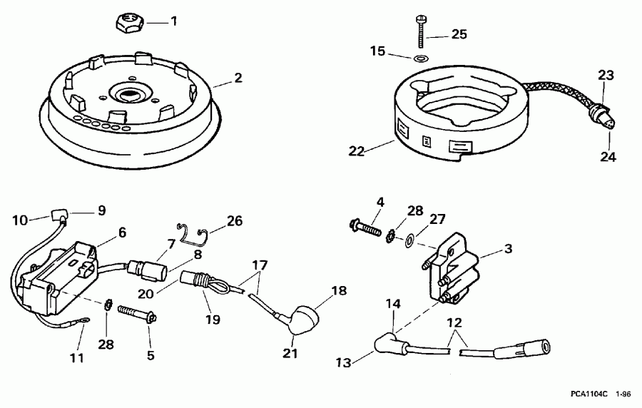 ��������� ��������� EVINRUDE BE15FWEUR 1997  - ����