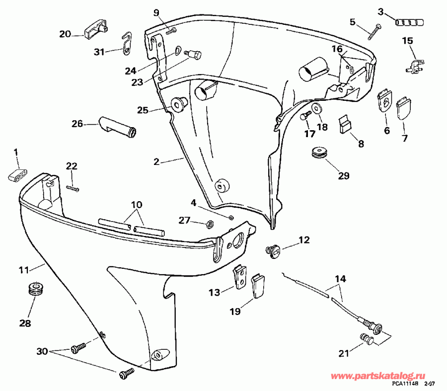  ������� BE15FWLEUR 1997  - wer Engine Cover / wer ������ ��������� (�����)