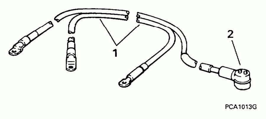 �������� ����� EVINRUDE BE20SEEUM 1997  - ttery Cable - ttery ������