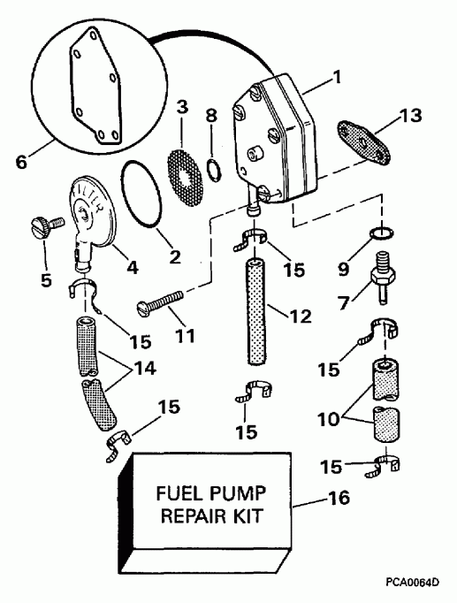 ����� EVINRUDE BE20SREUM 1997  - el ����� - el Pump