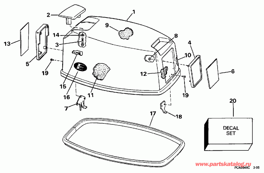  ������� BE225CXEUD 1997  - Evinrude - 200stl, 225stl
