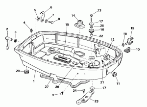 ������ ��������� (�����) - Evinrude (Engine Cover - Evinrude)