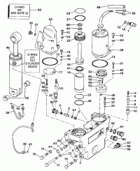 ���������������� ��������� ������� Hydraulic � �����. (Power Trim/tilt Hydraulic Assy.)