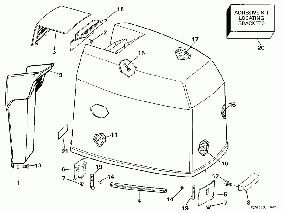 ��������� ������� BE250TXEUM 1997  - Evinrude