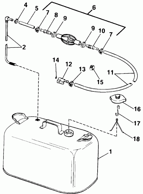  EVINRUDE BE25ELEUB 1997  - el ����� - el Pump