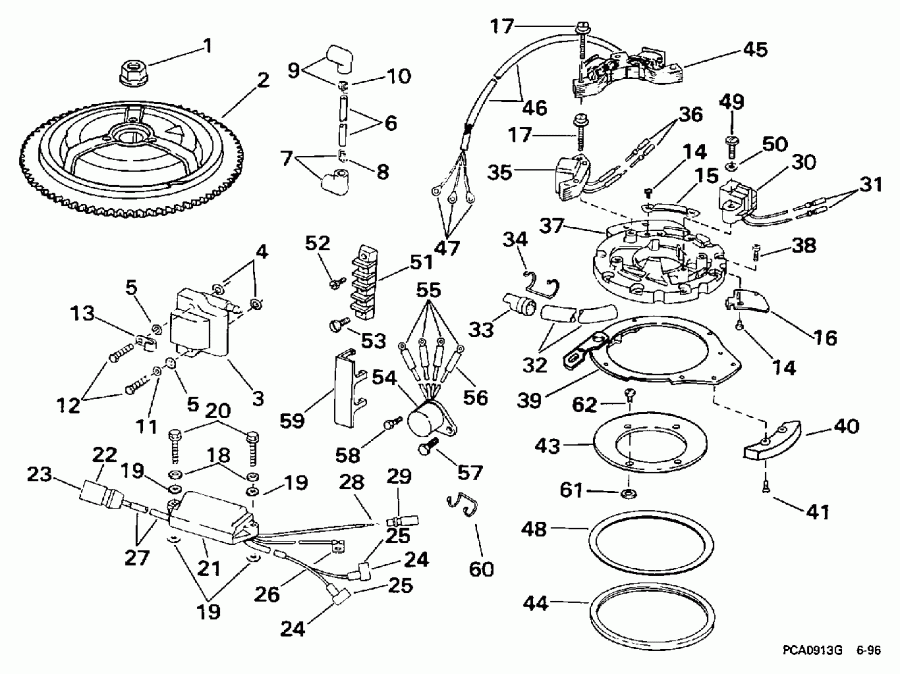 ��������� ����� EVINRUDE BE25ELEUB 1997  - nition
