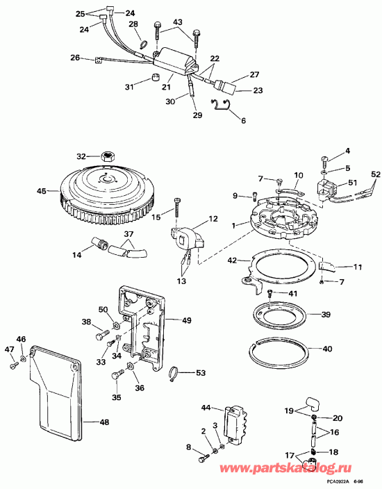 �������� ��������� ����� Evinrude BE40EEUC 1997  - ���� Start