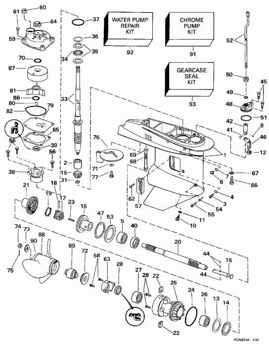 ��������� Evinrude BE50TLEUC 1997  - arcase - arcase