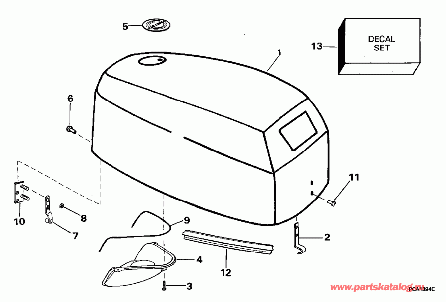 �������� ��������� ����� ������� BE5FRBLEUS 1997  - Evinrude / Evinrude