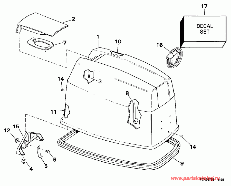 ����� Evinrude BE60TLEUA 1997  - Johnson - Johnson